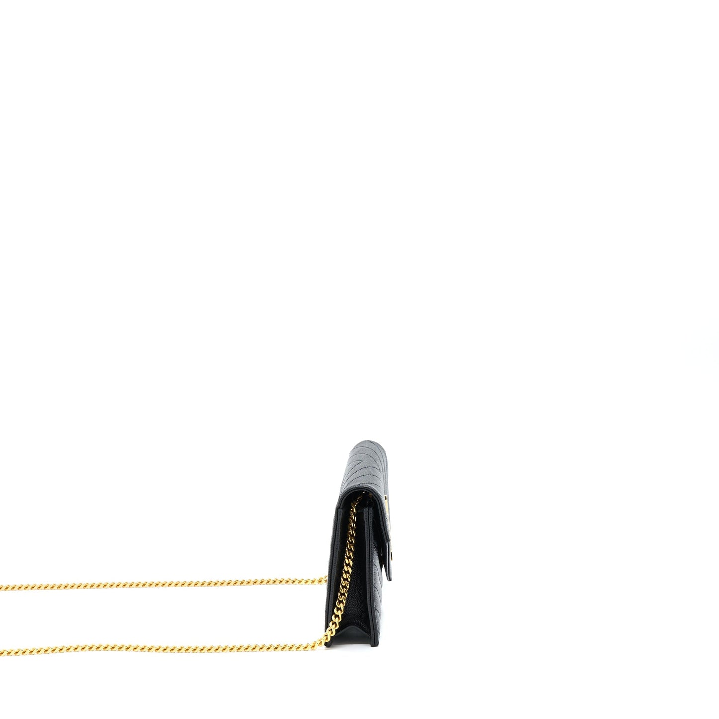 Saint Laurent/ Envelop Chain Wallet Black