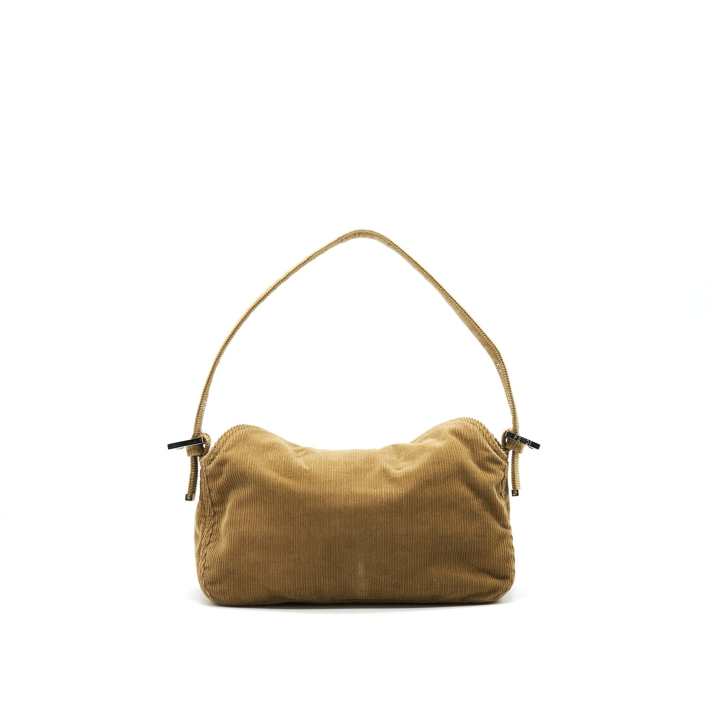 Fendi   Nylon Baguette Purse Light Brown