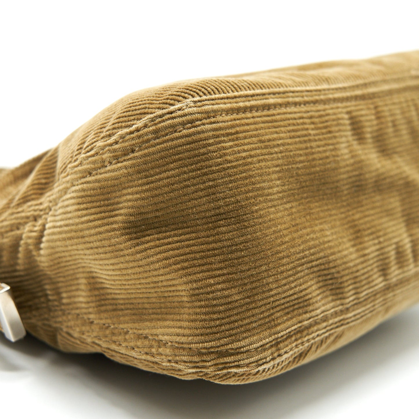 Fendi Vintage Nylon Baguette Purse Light Brown