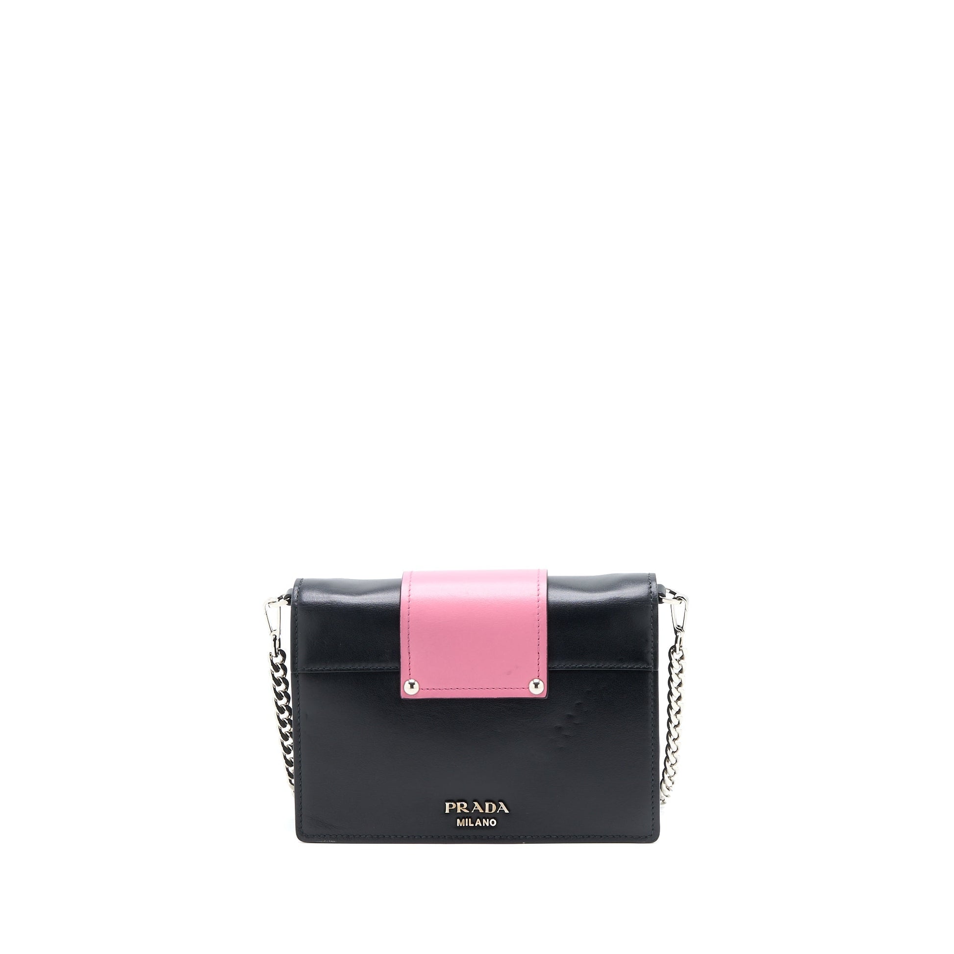 Prada Plex Ribbon Purse Crystal Calfskin Multicolour