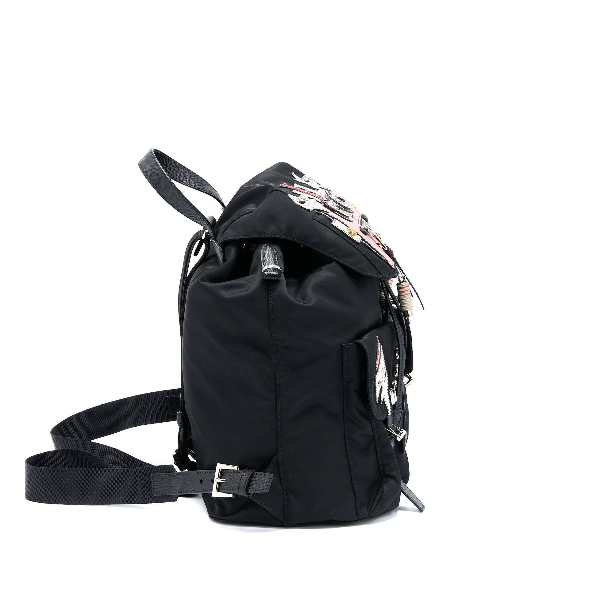 Prada Backpack Nylon Black/ Multicoloured