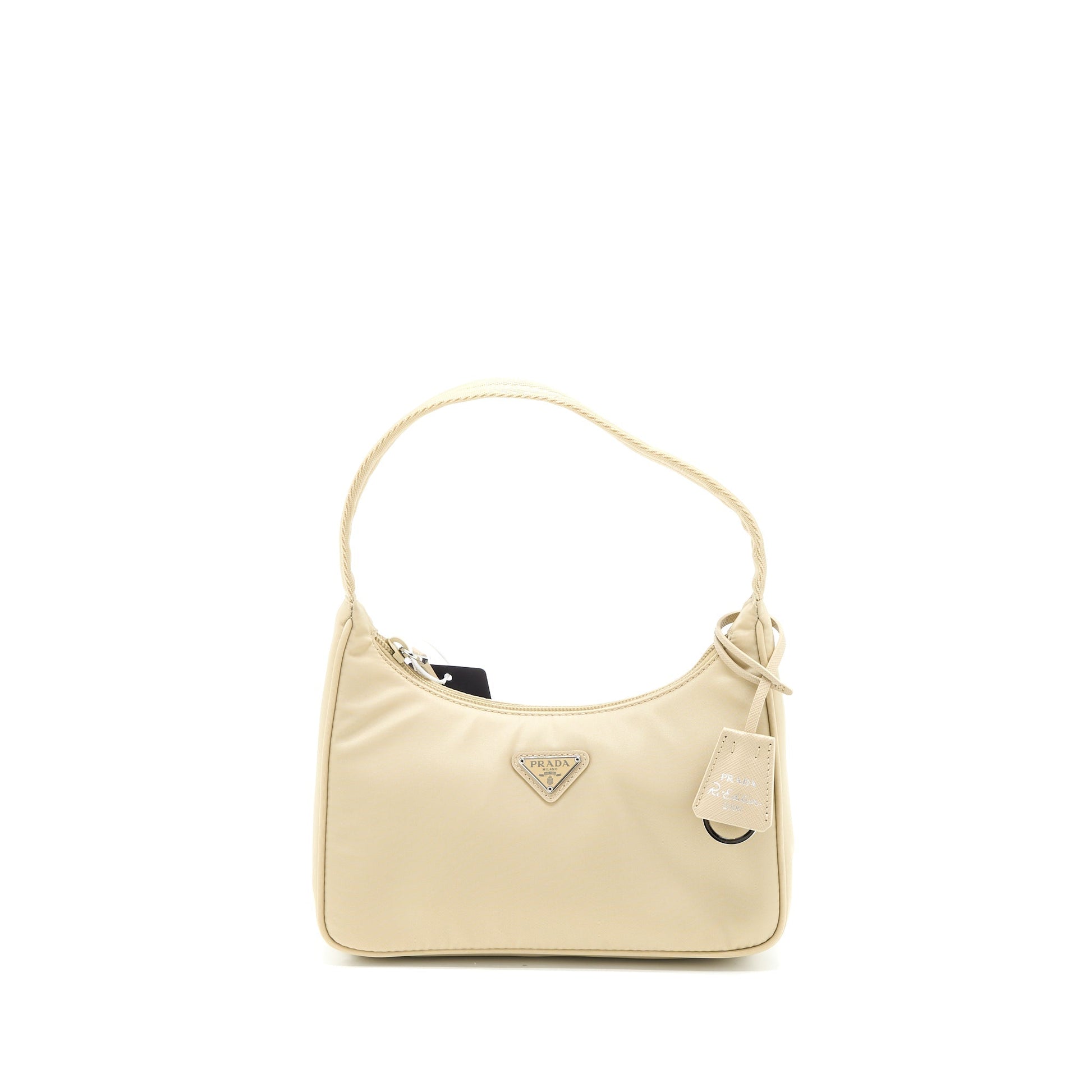 Prada Re-Edition 2000 Mini Purse Re-Nylon Desert Beige