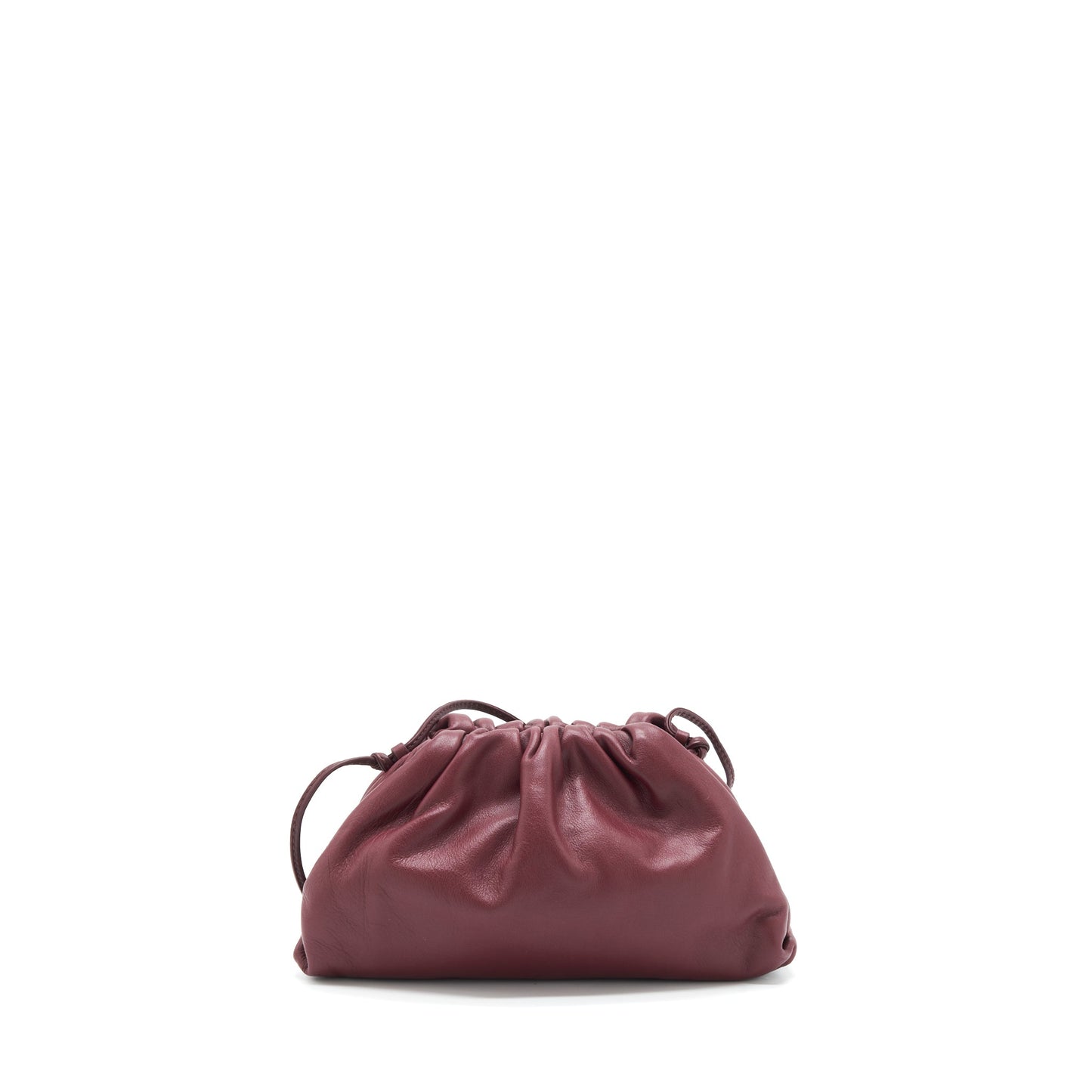Bottega Veneta The Mini Pouch Dark Red