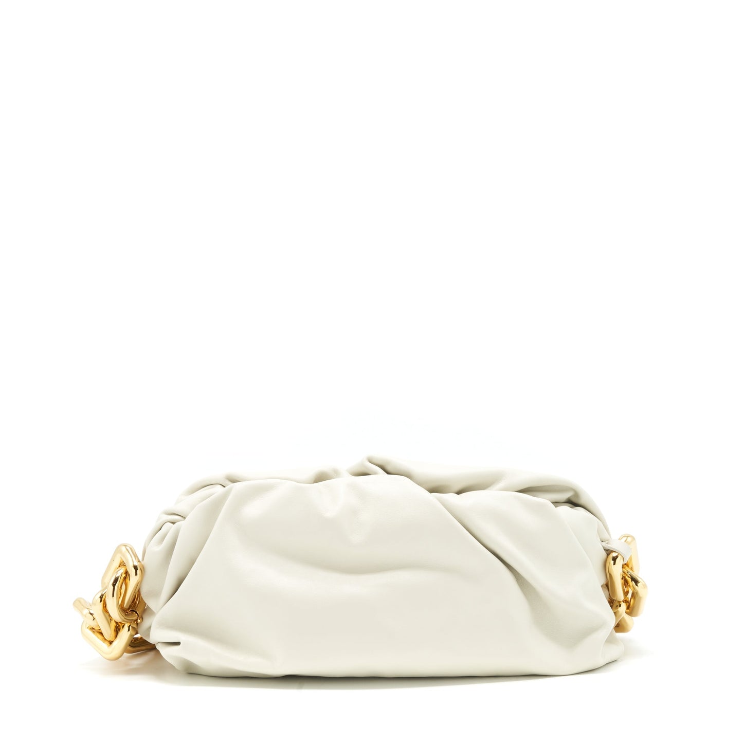 Bottega Veneta Chain Pouch Purse White