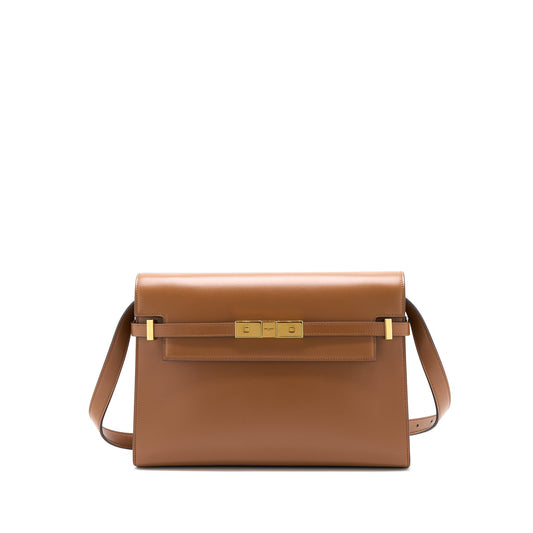 Saint Laurent/ Manhattan Mini Purse Box Brick/Dark Ebene