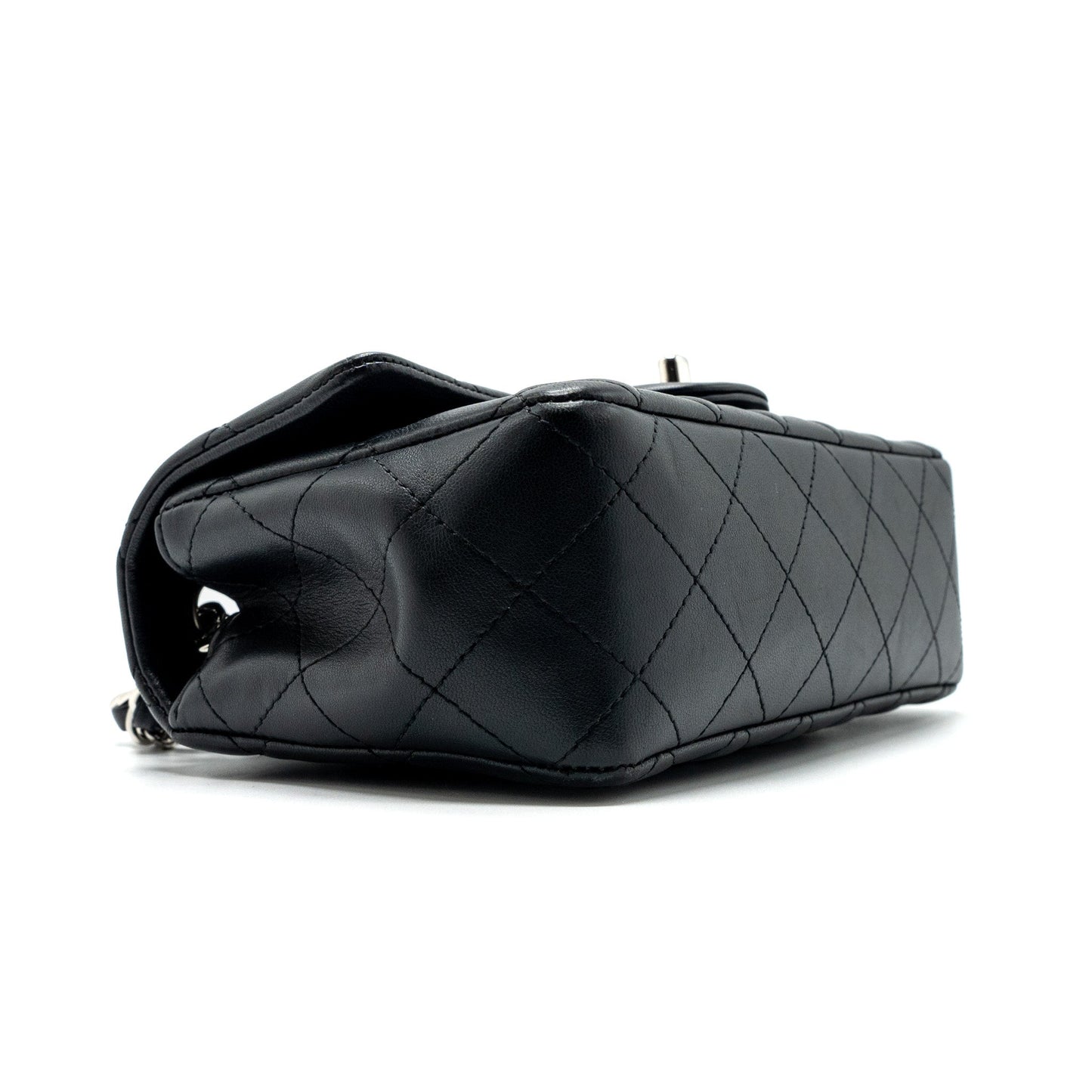 Chanel Classic Mini Rectangular Flap Bag Lambskin Black