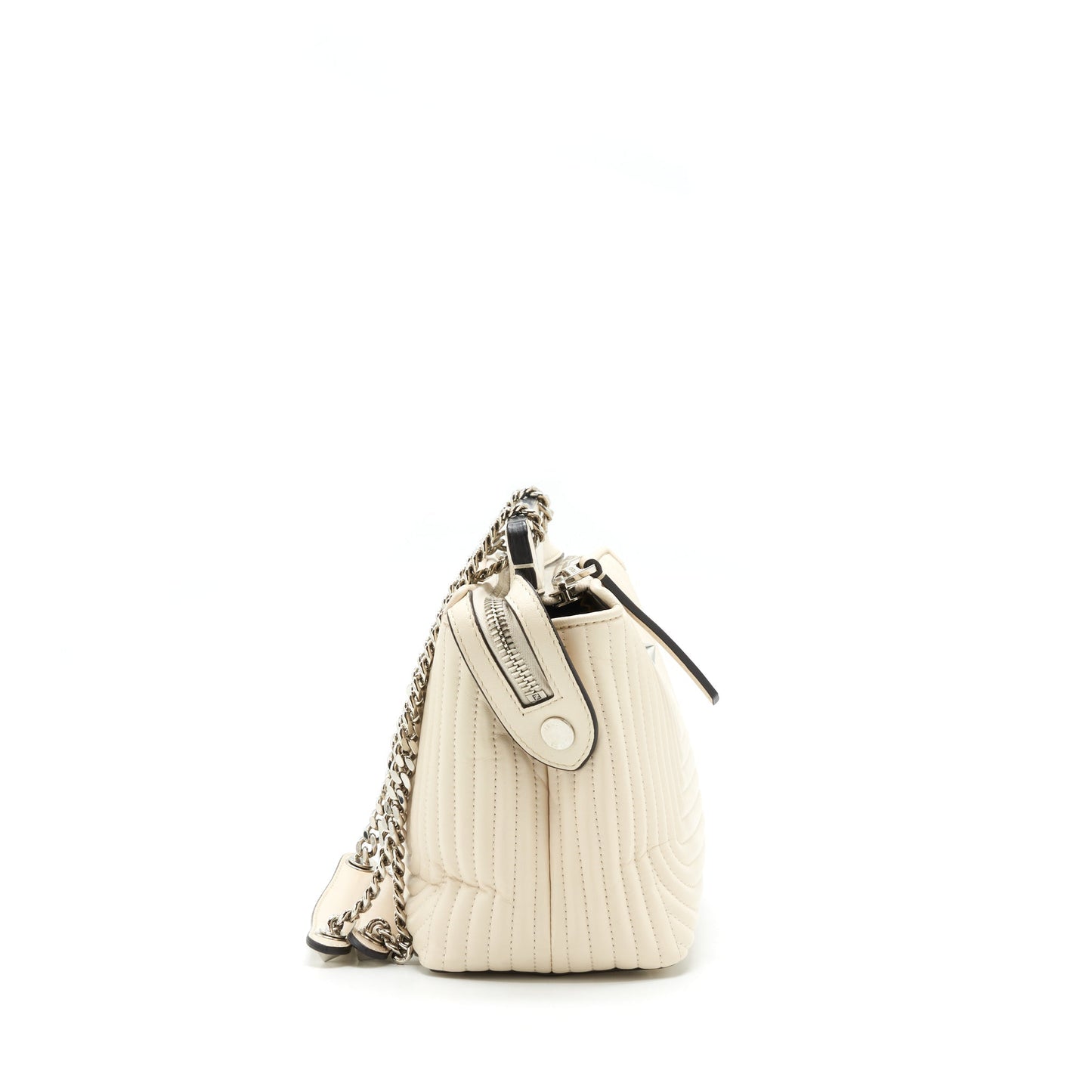 Fendi Dot Com Purse White