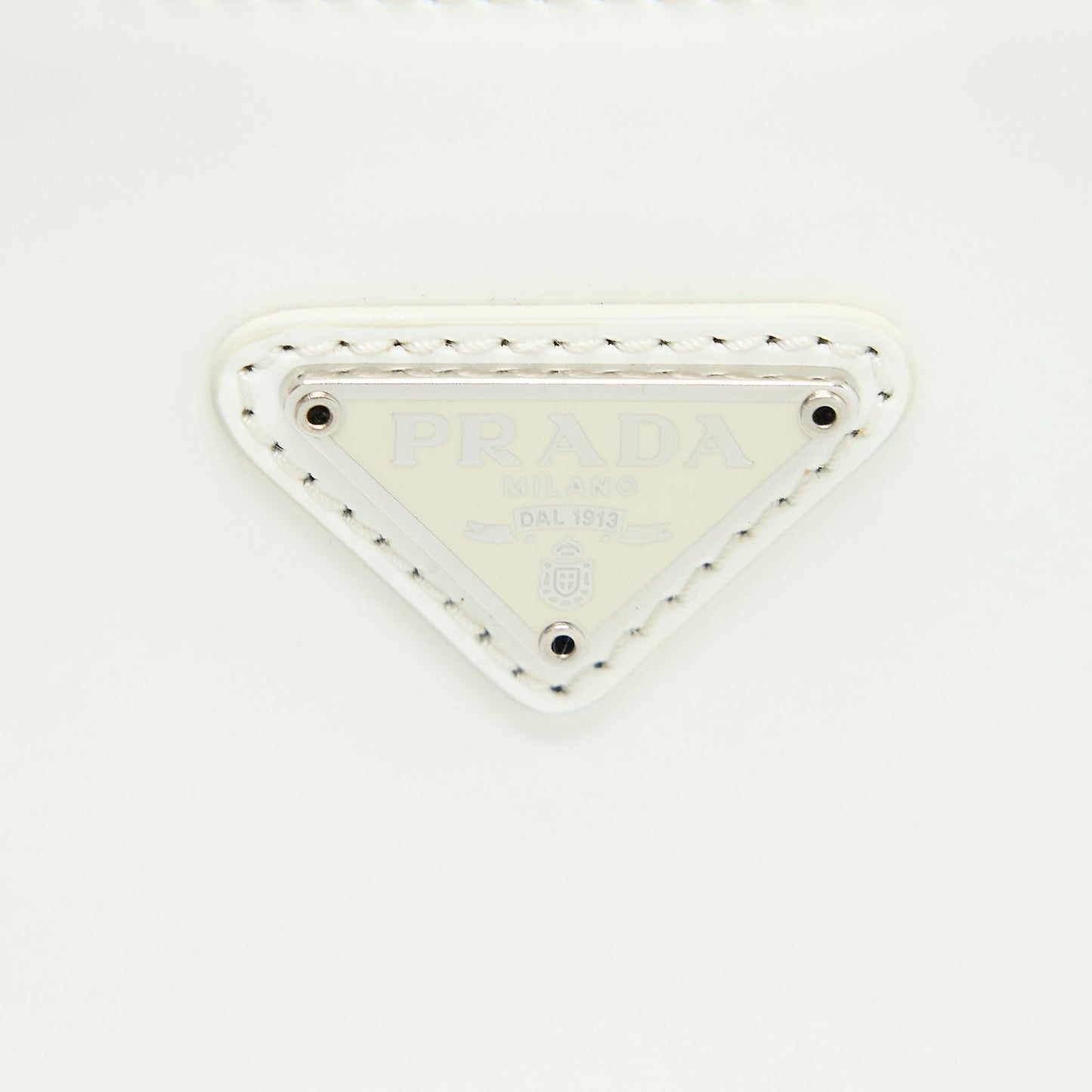Prada Cleo Purse Calfskin White