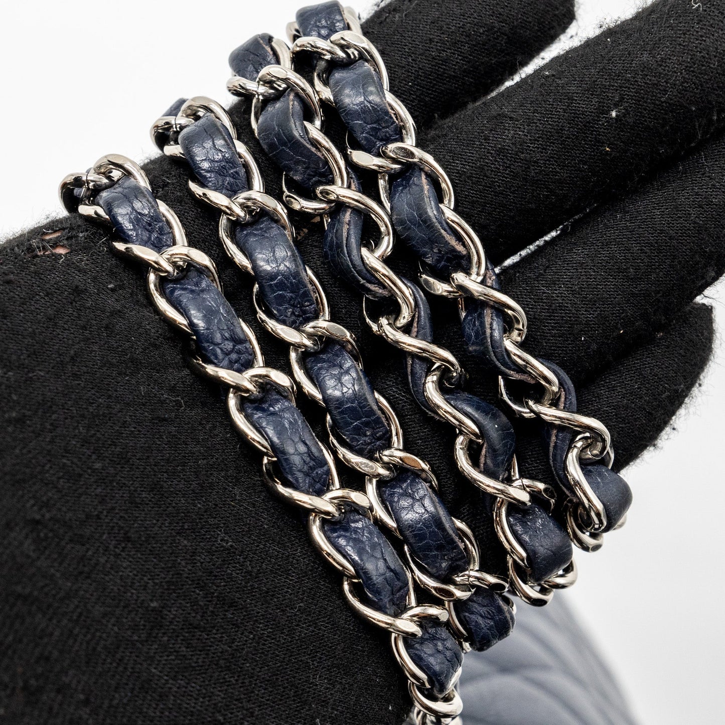 Chanel Classic Mini Rectangular Flap Bag Caviar Navy