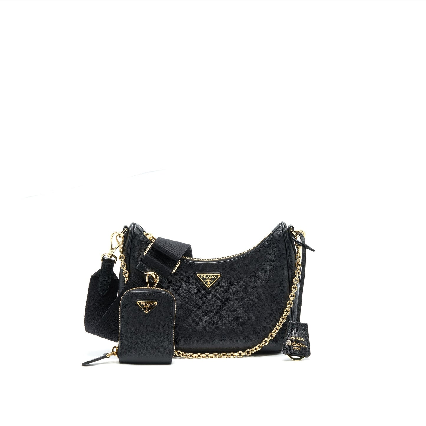 PRADA Re-edition Saffiano Leather in Black