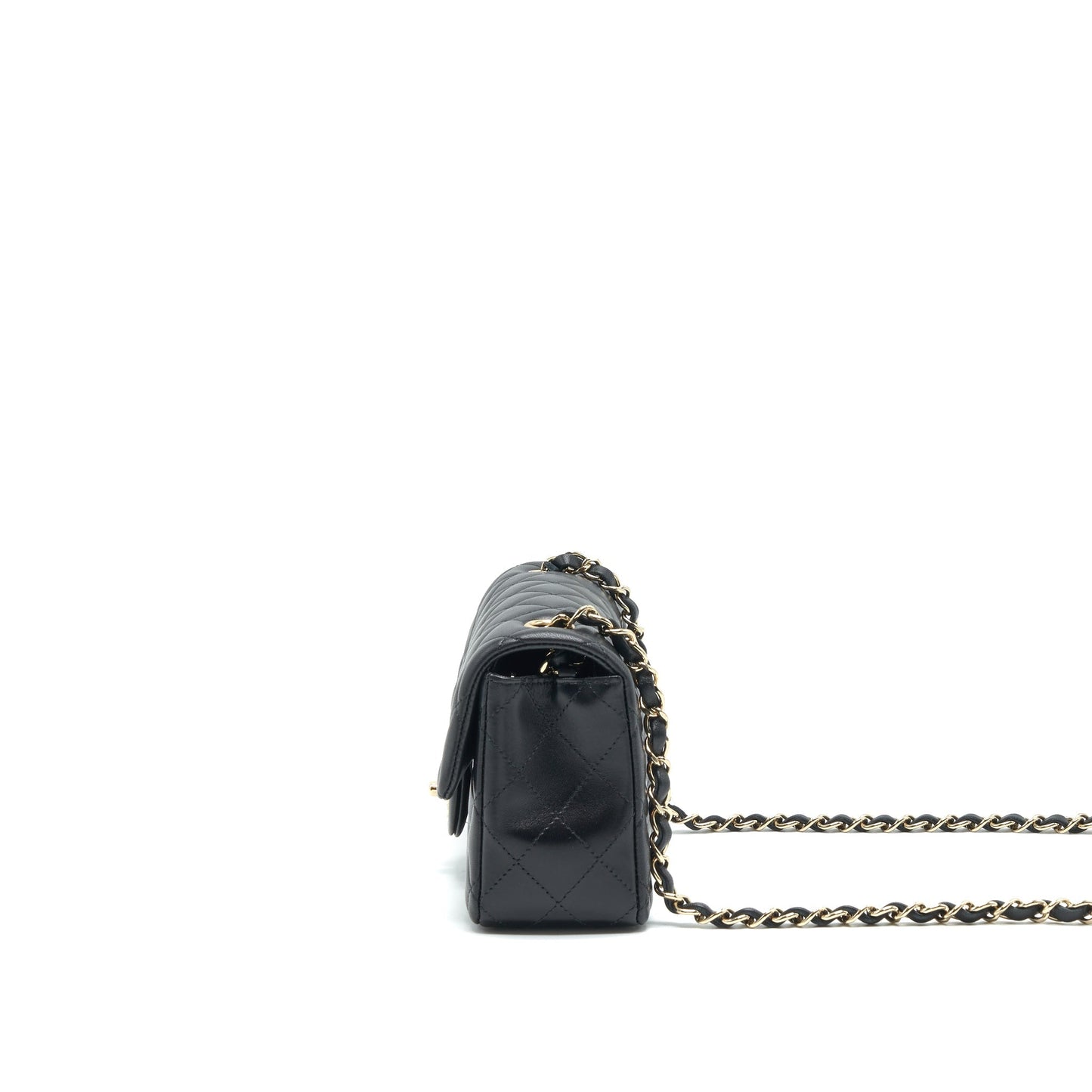 Chanel Mini Rectangular Flap Bag Lambskin L