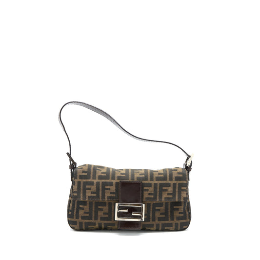 Fendi   Baguette Shouder Purse Jacqiard