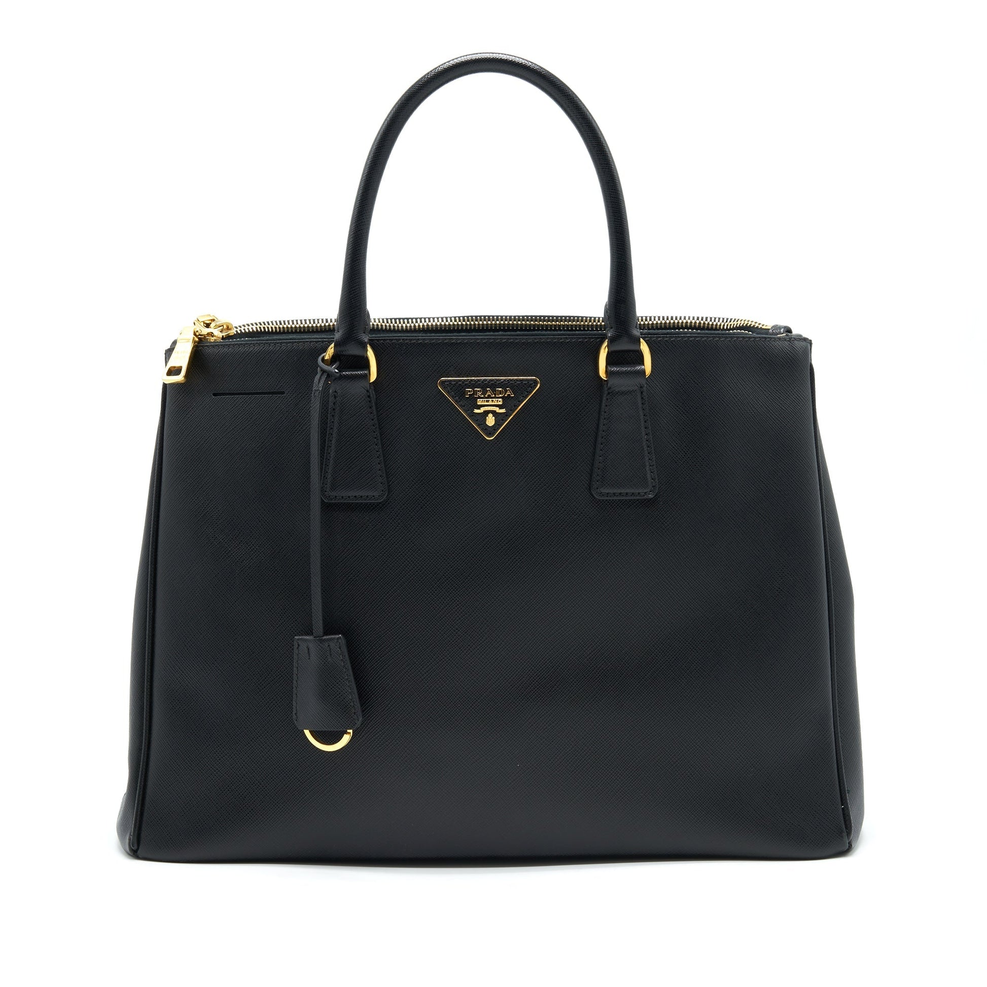Prada Saffiano Large Tote Purse Black