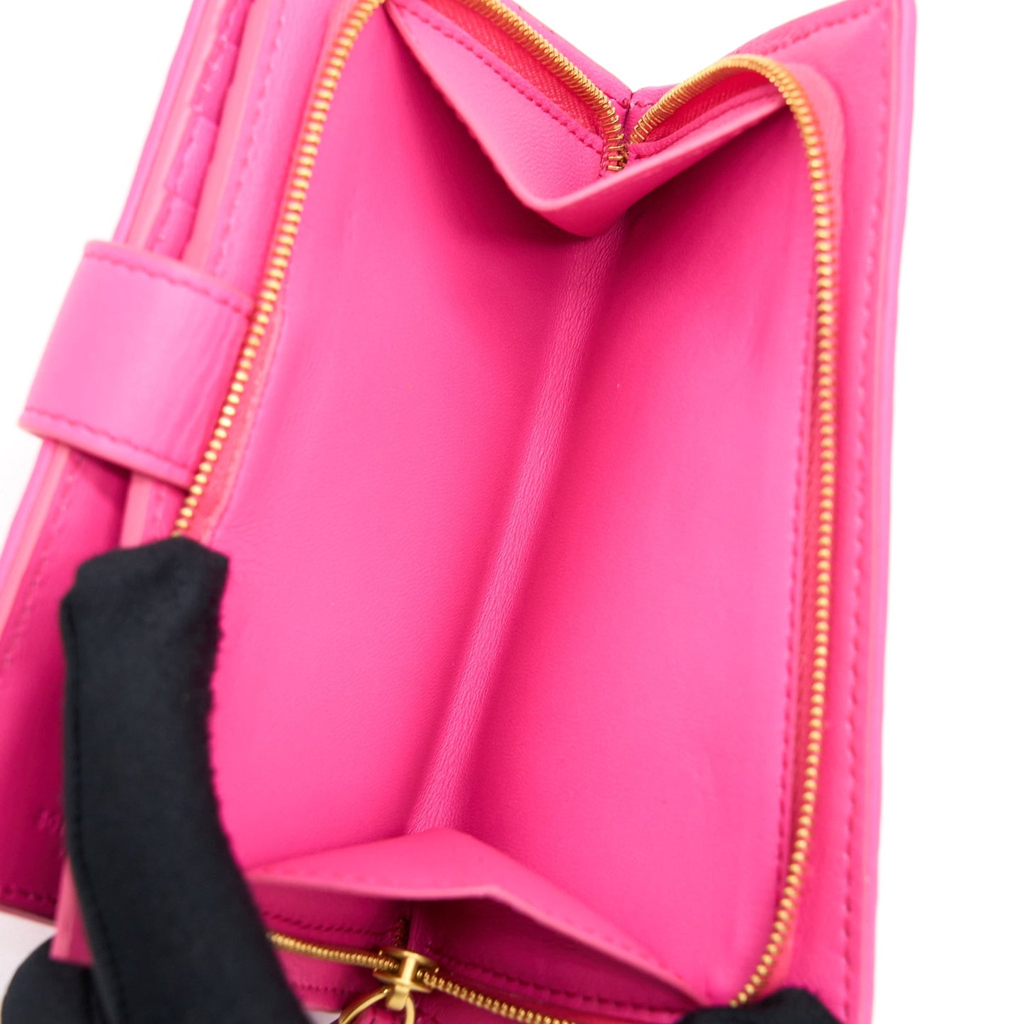 Bottega Veneta Fold Wallet Nappa Pink
