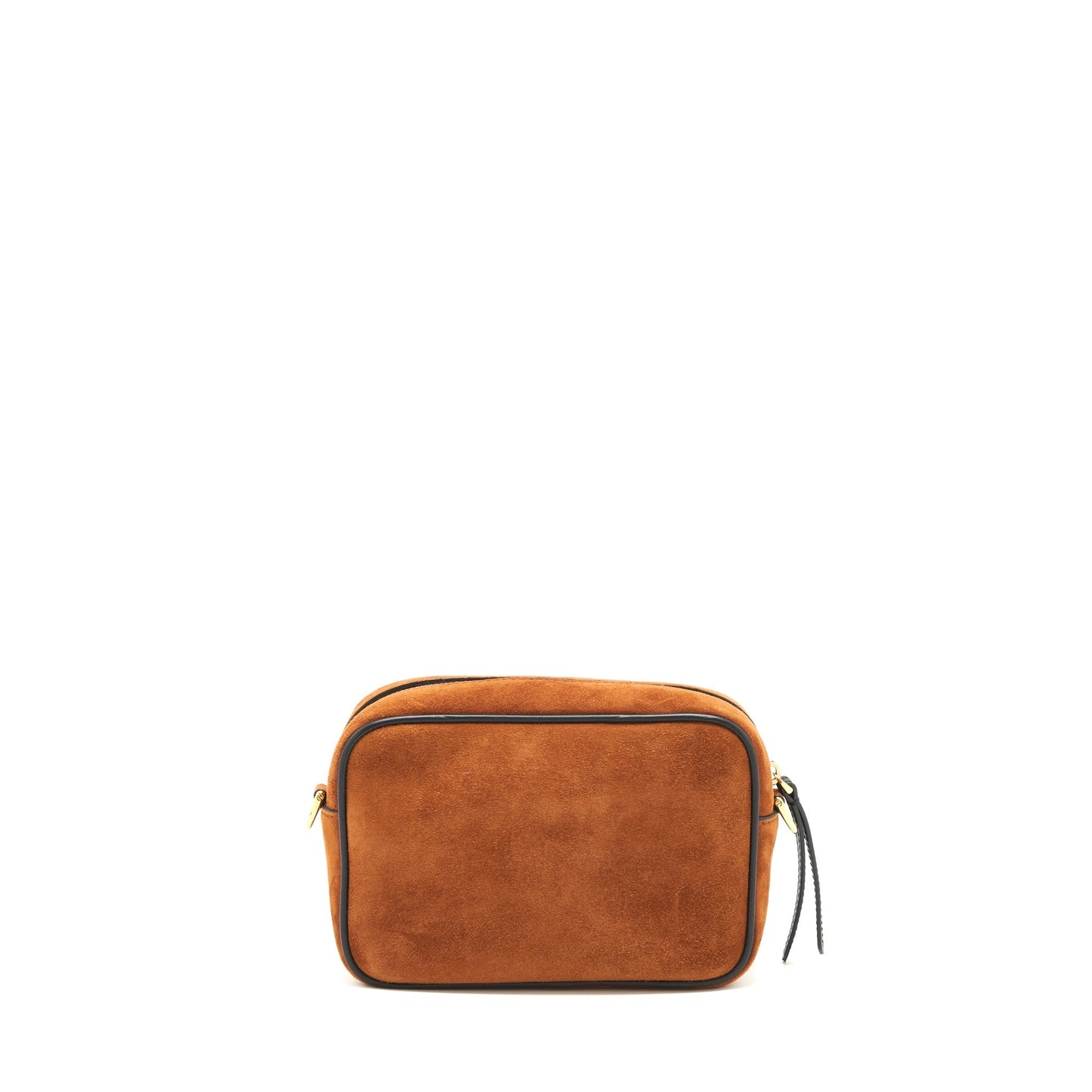 Fendi Camera Crossbody Purse suede leather brown/ black