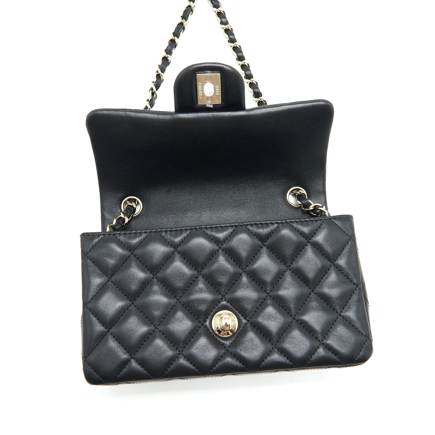 Chanel Mini Rectangular Flap Bag Lambskin L
