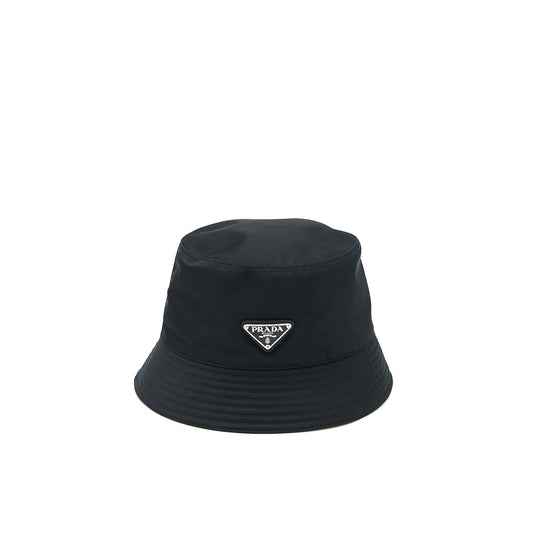 Prada Size S Bucket Hat Re-Nylon Black