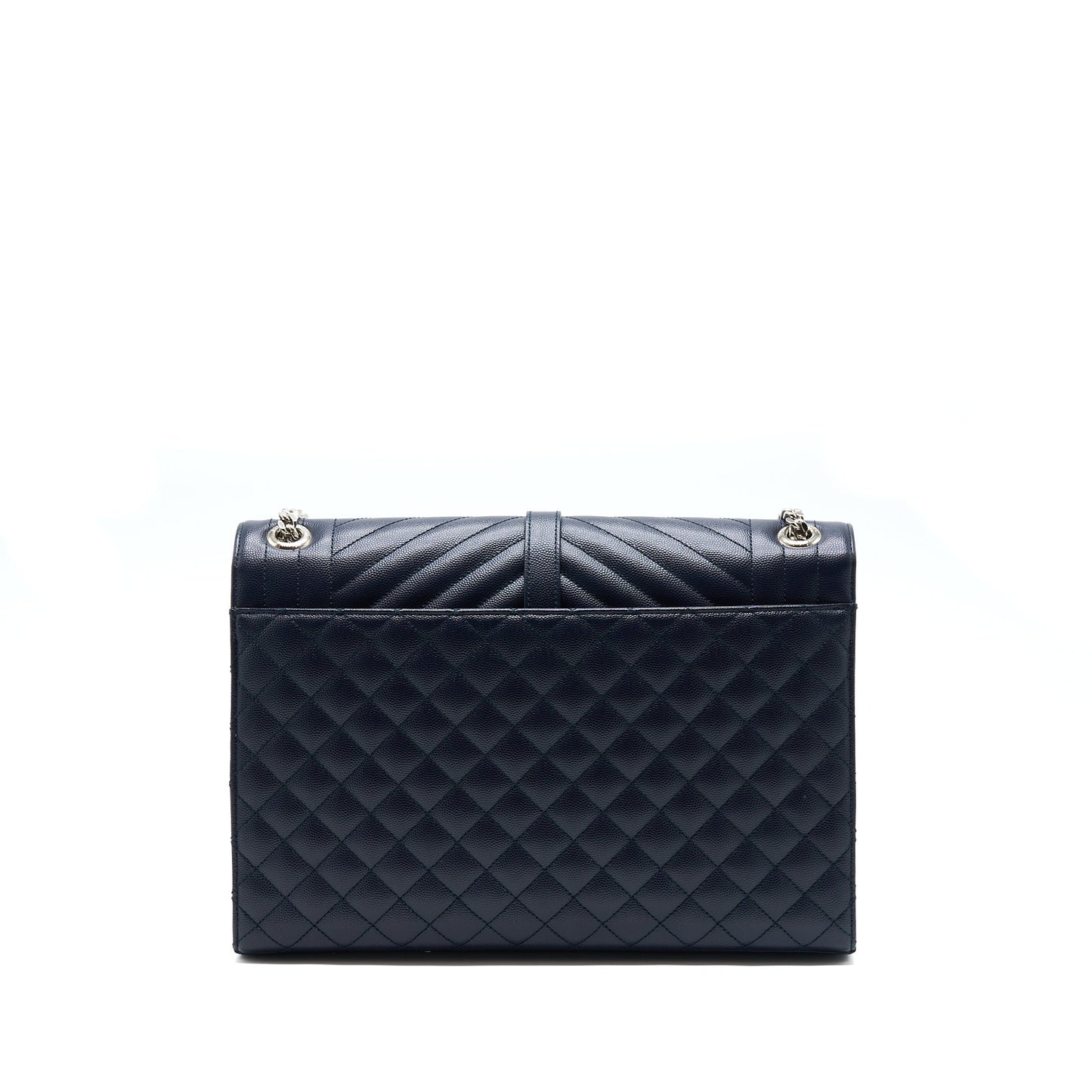 Saint Laurent Envelop Mini Purse Calfskin Navy