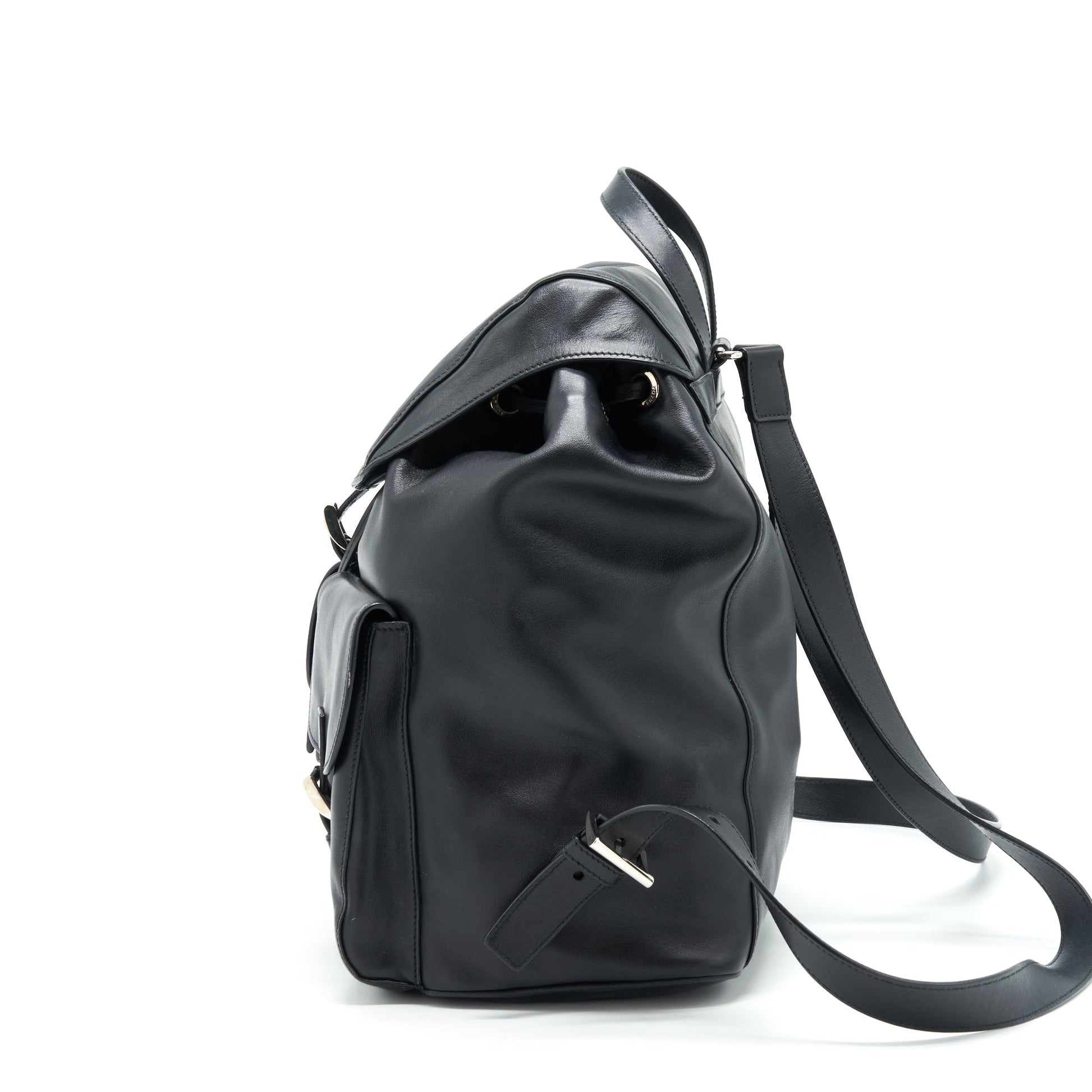 Prada Zainetto Backpack Soft Calfskin Black