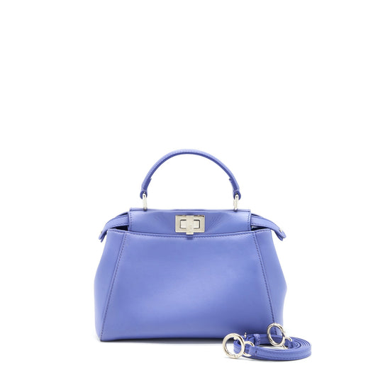 Fendi Small Peekaboo Lambskin Purple