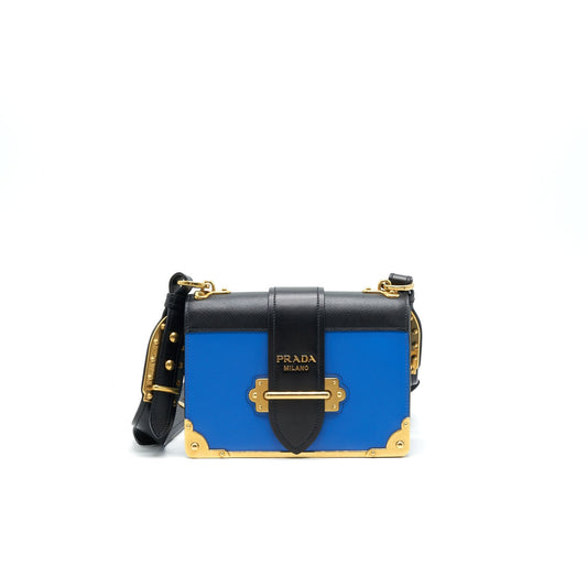 PRADA LEATHER CASHIER Purse MAREA/