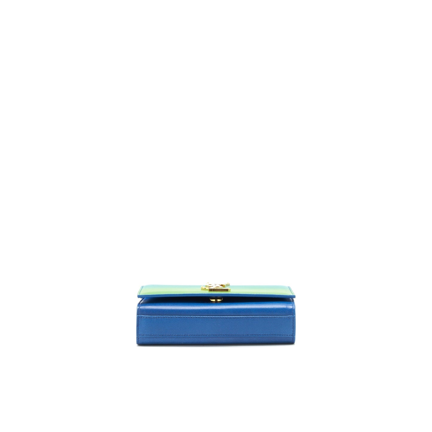 Saint Laurent Mini kate chain Purse (17cm) blue/ green