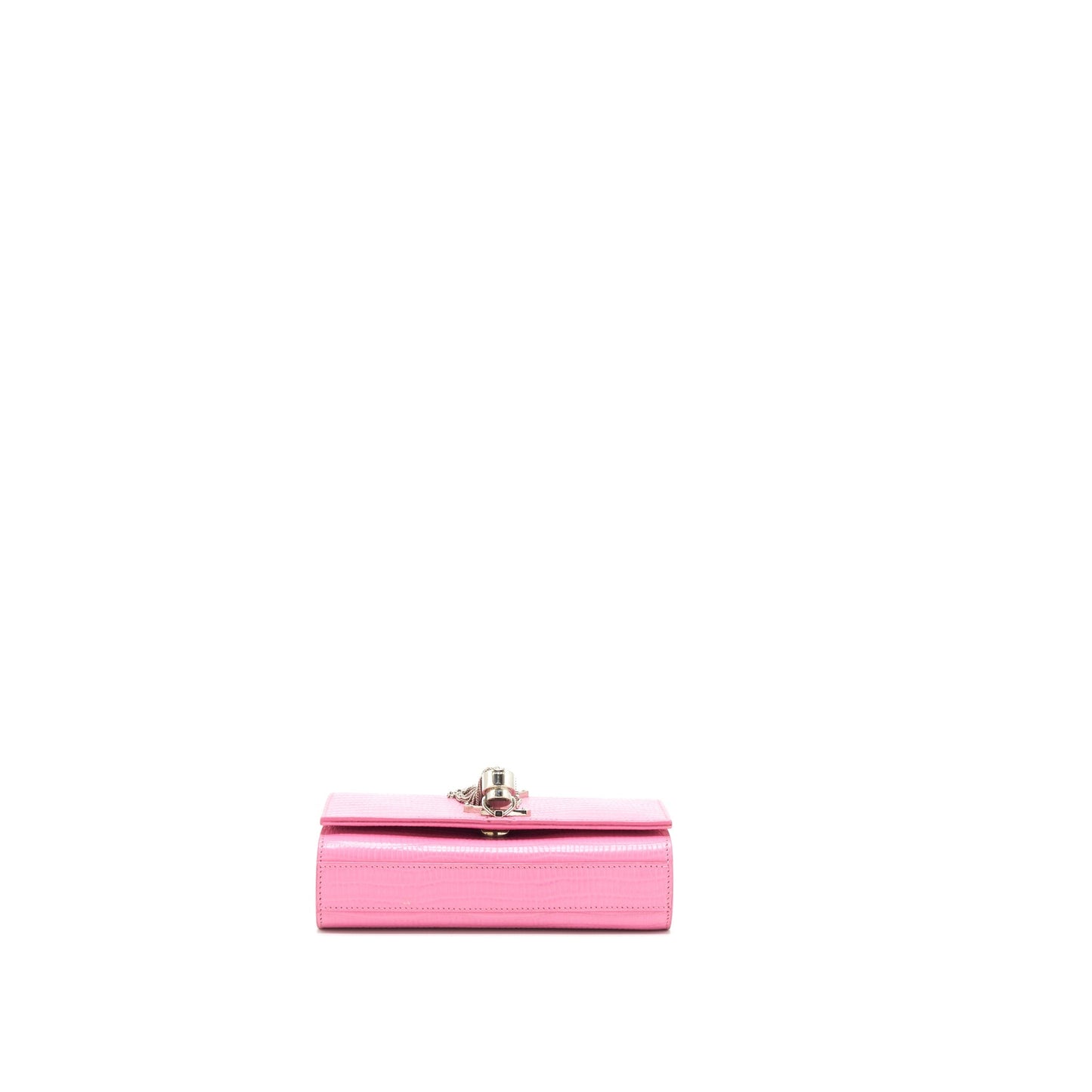 Saint Laurent / Mini Kate Tassel Embossed Calfskin Pink