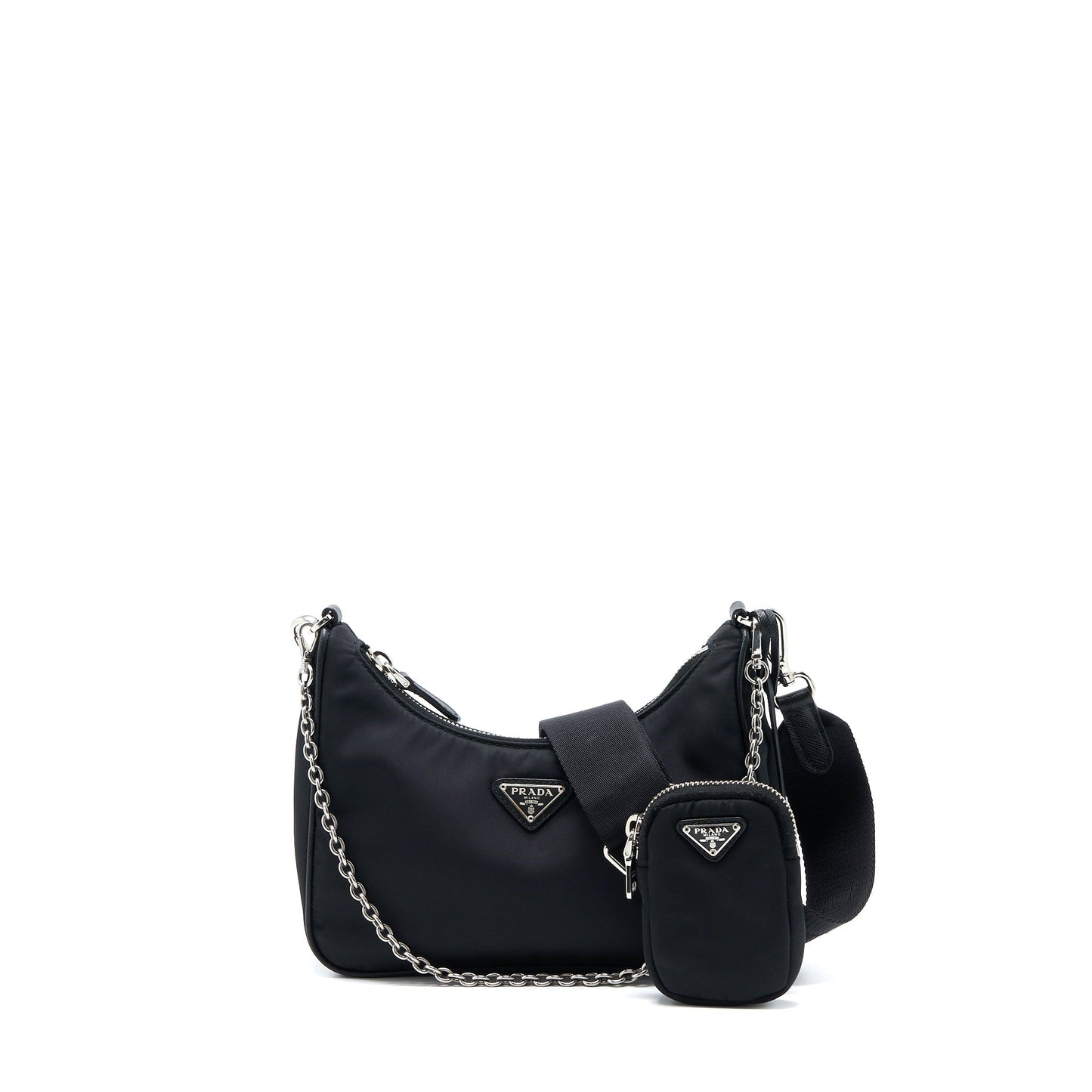 Prada Re-Edition 2005 Nylon Purse Black