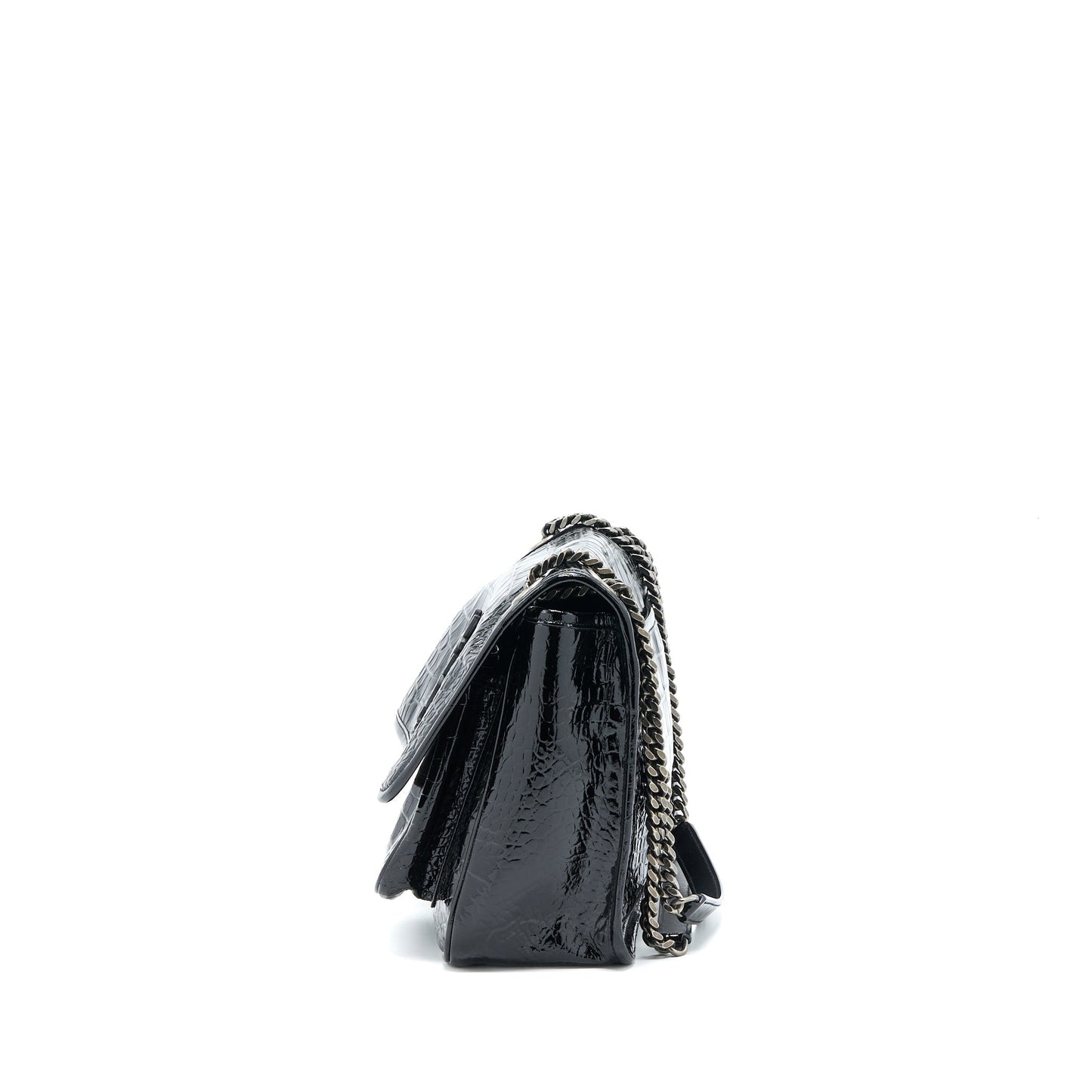 Saint Laurent Medium Niki Chain Purse Patent Black