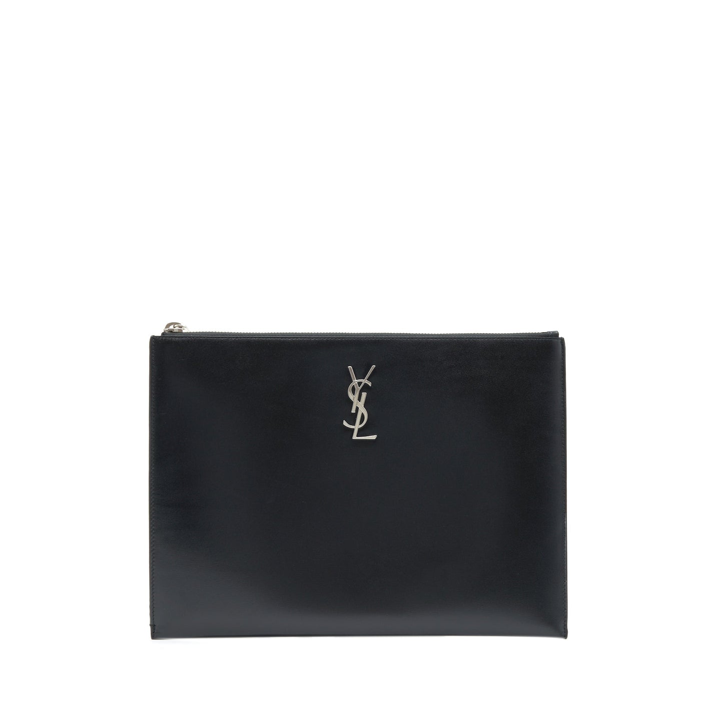 Saint Laurent iPad Holder /Clutch Calfskin Black