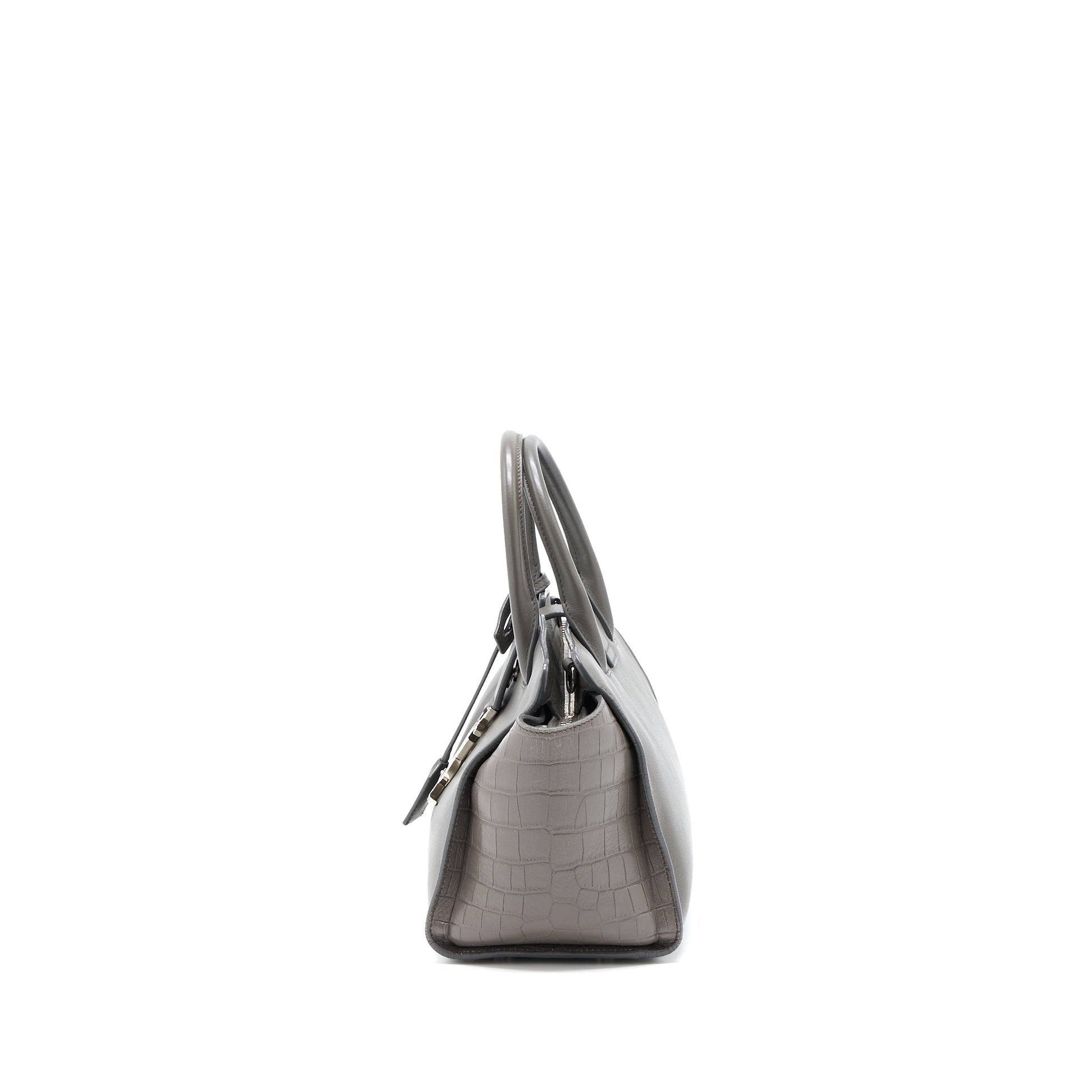 Saint Laurent Cabas Tote Purse Grey