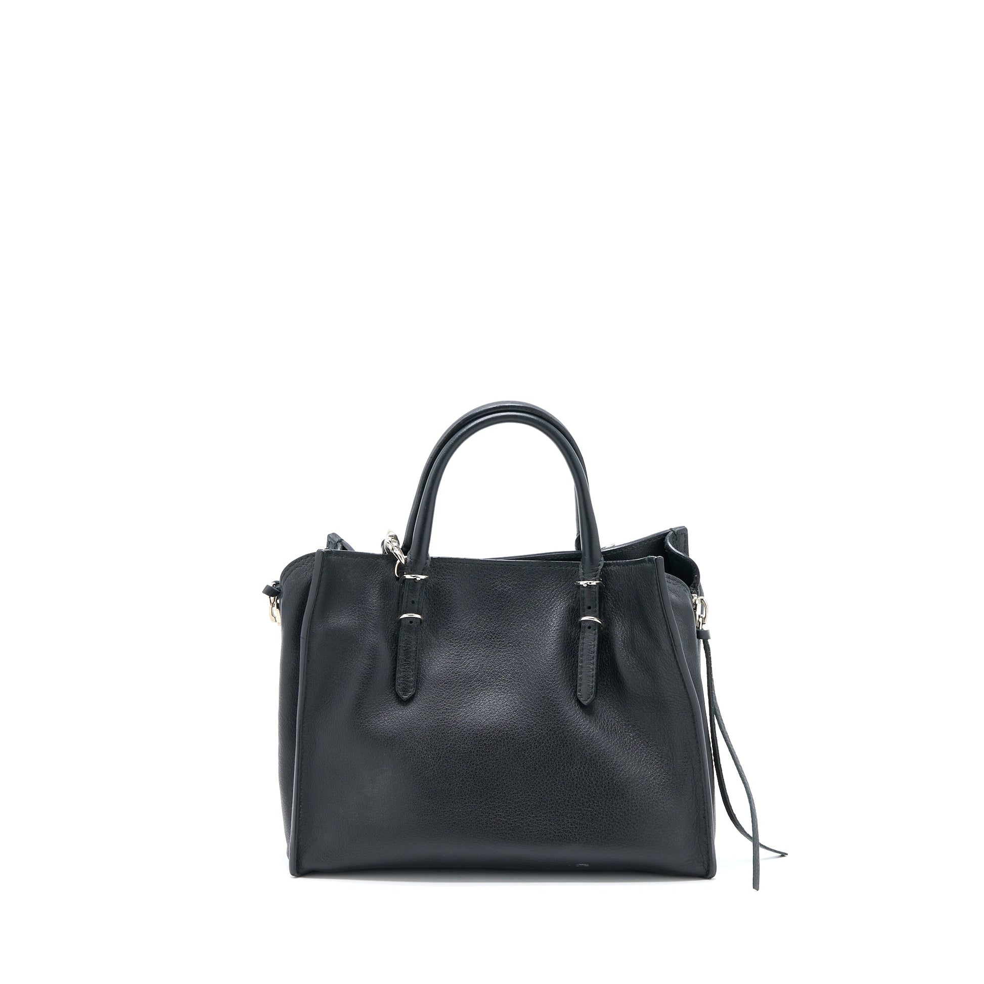 Balenciaga Papier Mini Tote Bag Black SHW