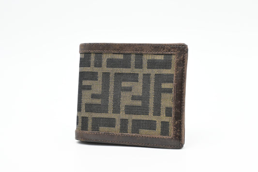 Fendi Bifold Wallet in Zucca Canvas