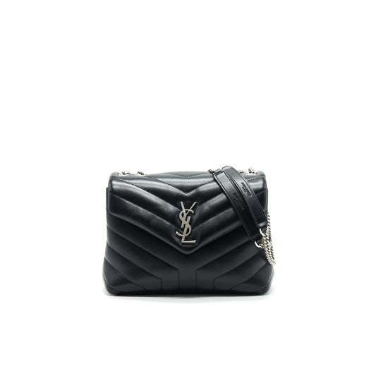 Saint Laurent Small Loulou Purse Black