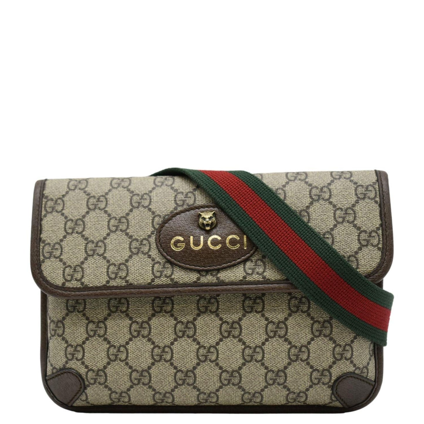 GUCCI Neo GG Supreme Canvas Belt Bag Beige 493930