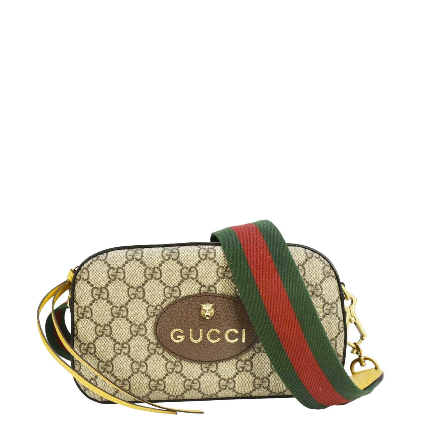 GUCCI Neo GG Supreme Canvas Messenger Bag Beige 476466