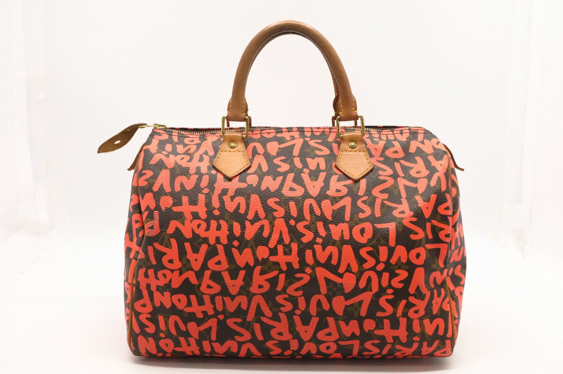 Louis Vuitton x Stephen Sprouse Speedy 30 in Orange Graffiti Canvas