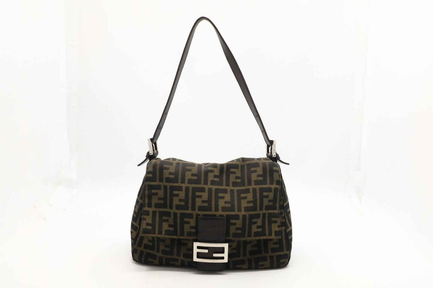 Fendi Mama Baguette in Zucca Canvas