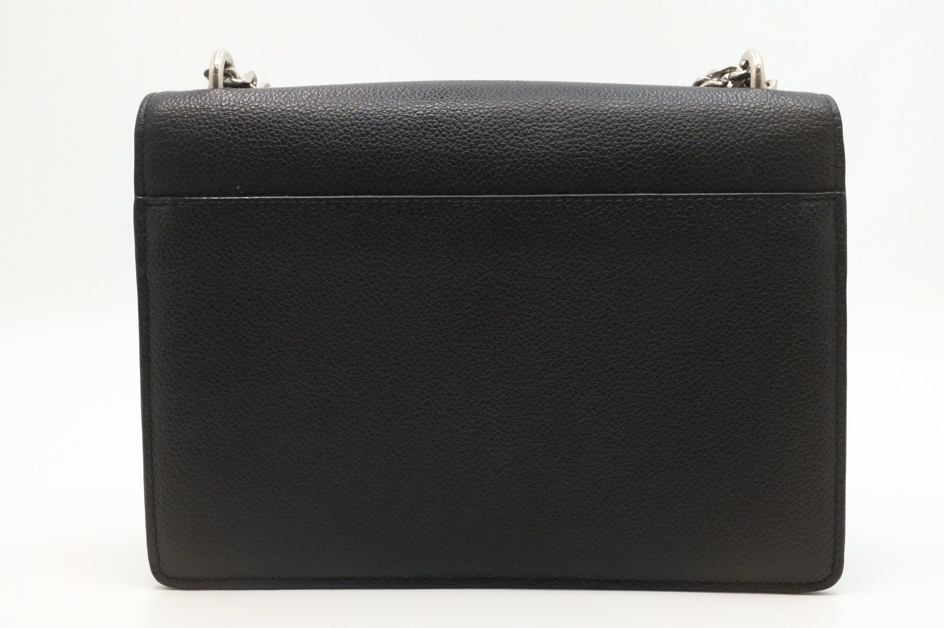 YSL Saint Laurent Sunset Crossbody in Black Leather