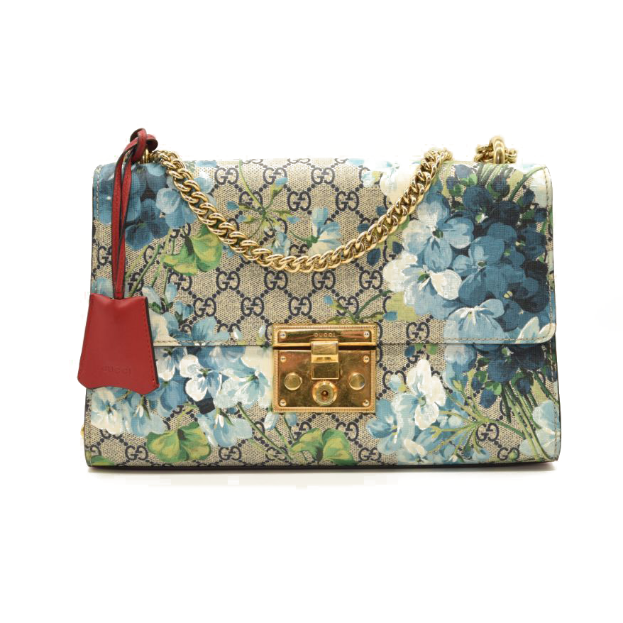 Gucci Monogram Chain Canvas Tote