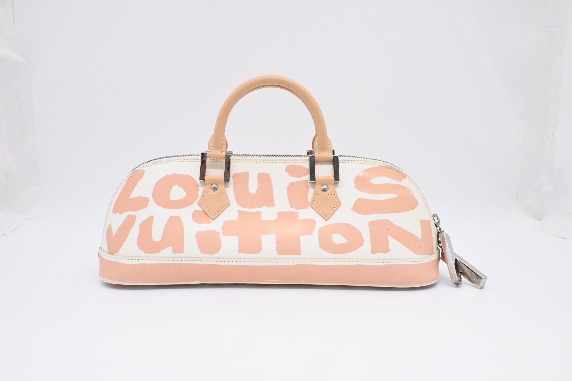 Louis Vuitton x Stephen Sprouse Alma Horizontal in Beige Graffiti Glazed Leather