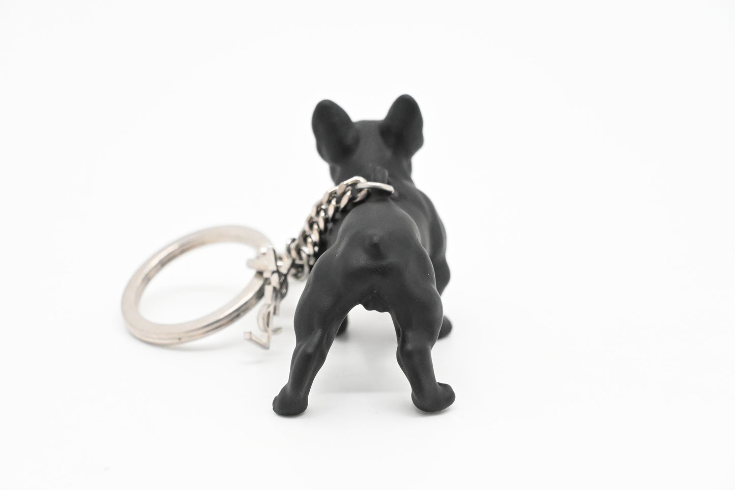 YSL Saint Laurent French Bulldog Key Charm