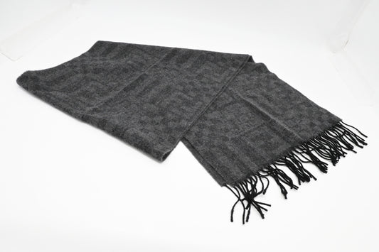 Fendi Scarf in Gray Wool
