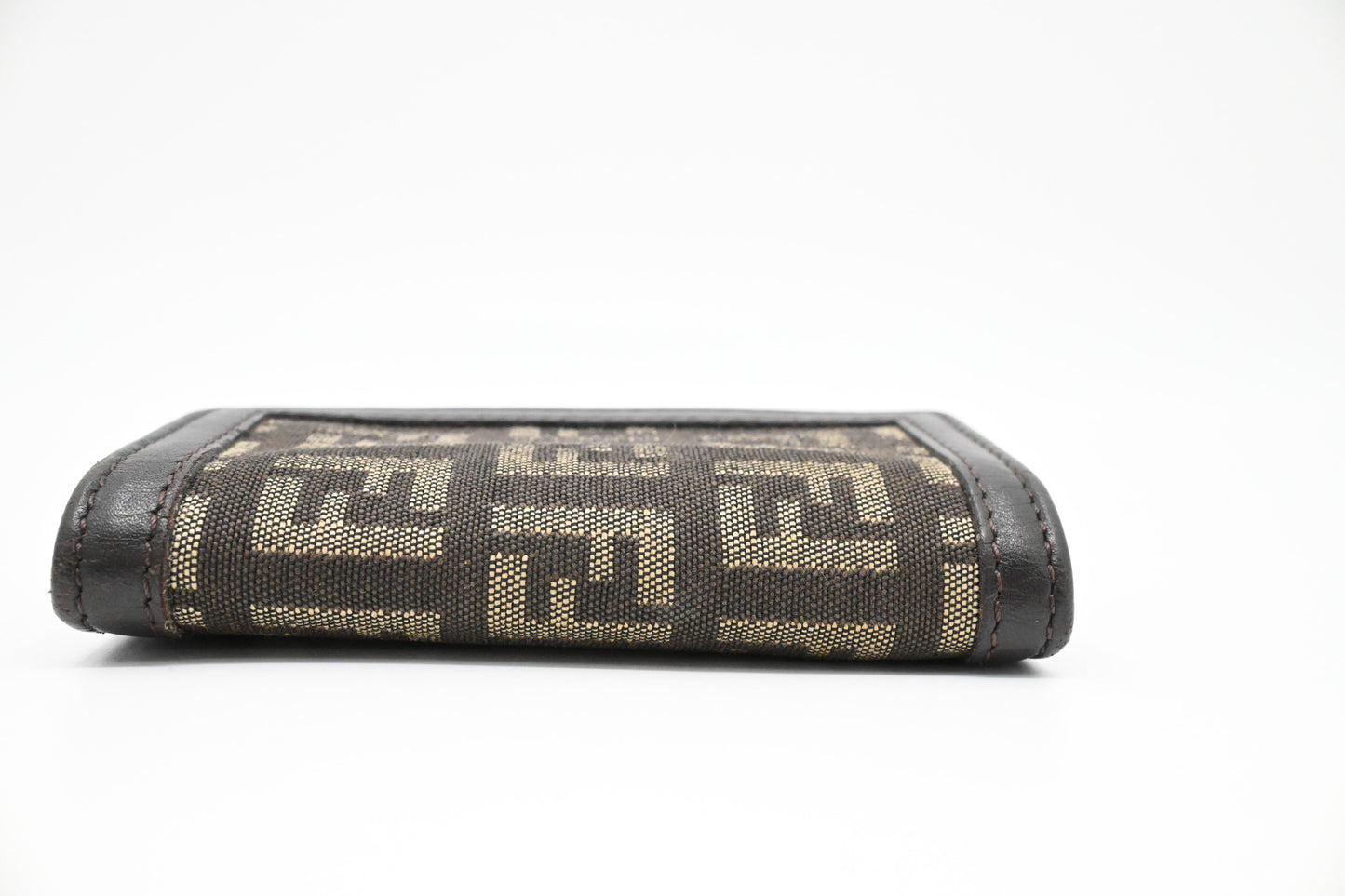 Fendi 6 Key Case in Zucca Canvas