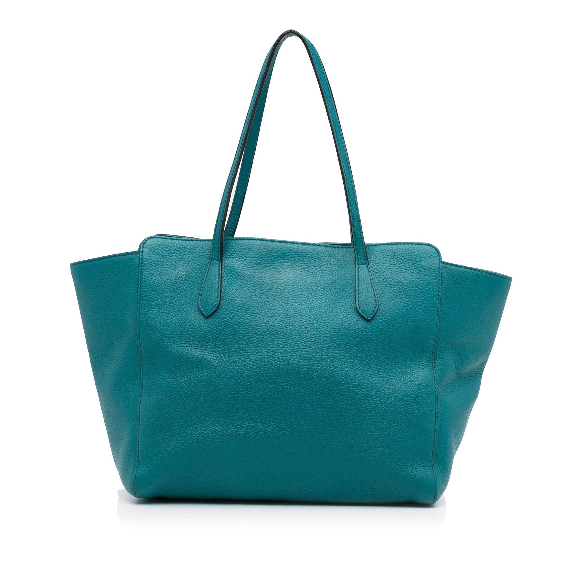 Gucci Blue Leather Tote Style 1