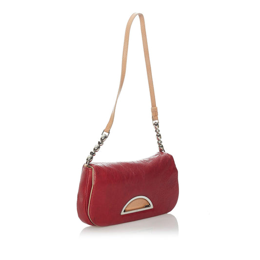 Saint Laurent Pochette Leather Mini Handbag