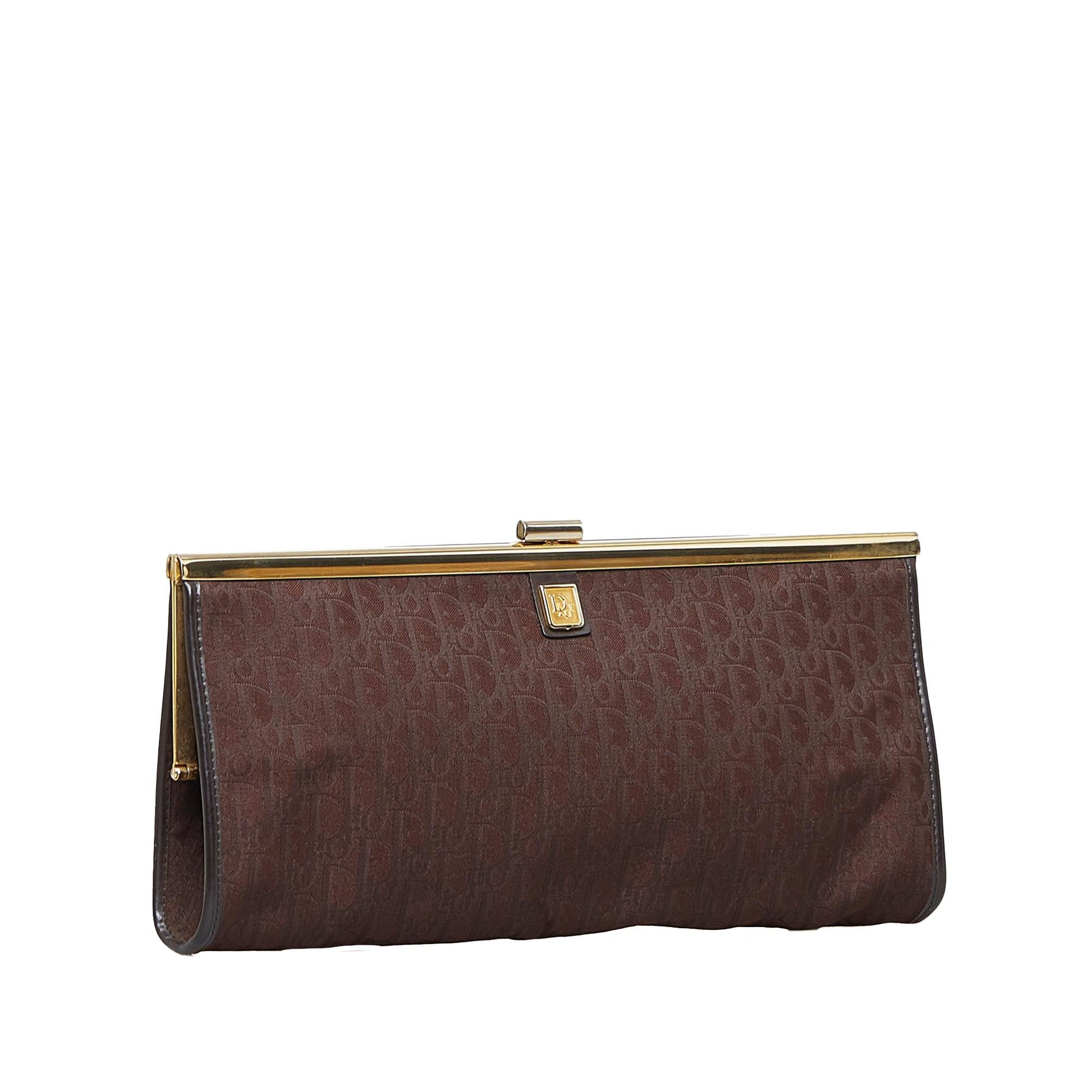 Saint Laurent Mini Canvas Clutch