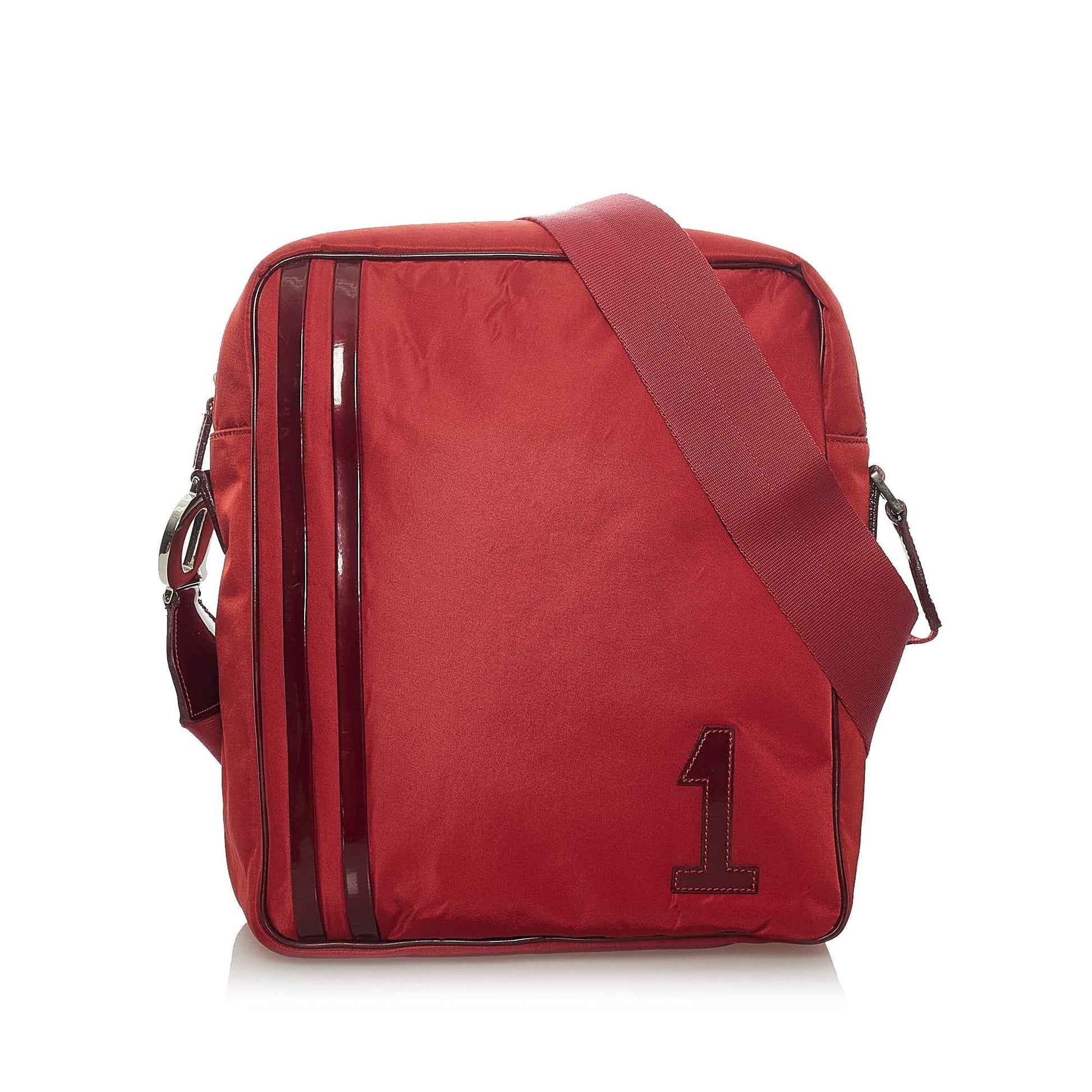 Saint Laurent Nylon Leather Mini Crossbody