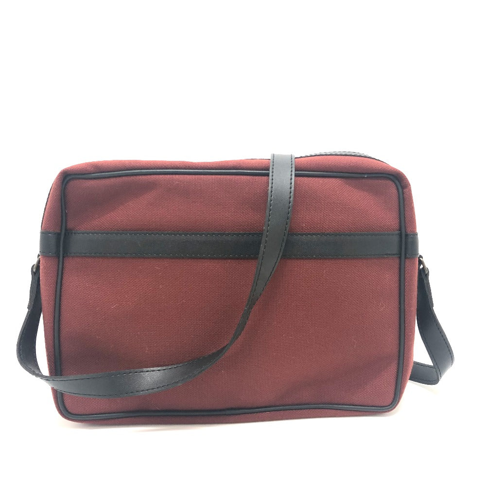 YVES SAINT LAURENT Shoulder Bag Canvas / leather Red logo Shoulder bag/logo unisex(Unisex)