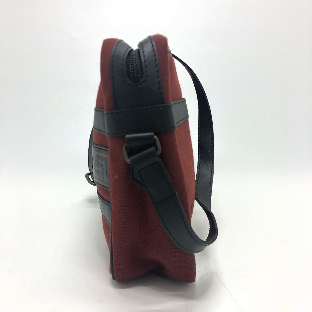YVES SAINT LAURENT Shoulder Bag Canvas / leather Red logo Shoulder bag/logo unisex(Unisex)